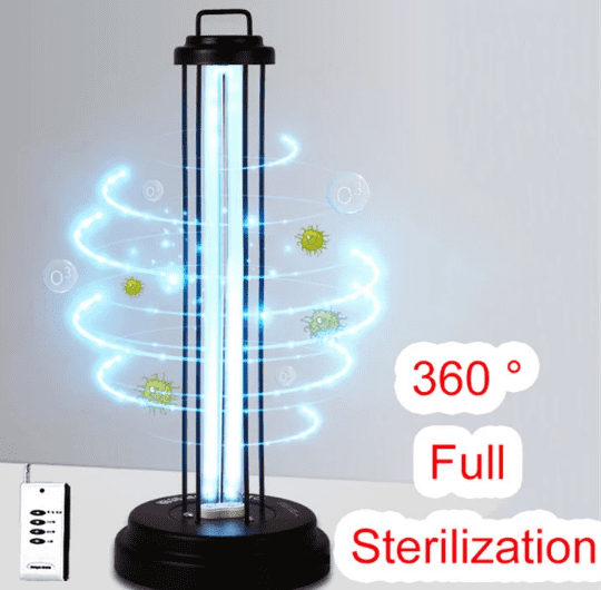 clean air remove odor Disinfection lamp 220V100W high power Household remote control timing UV ozone sterilization lamp sterilization rate 99%